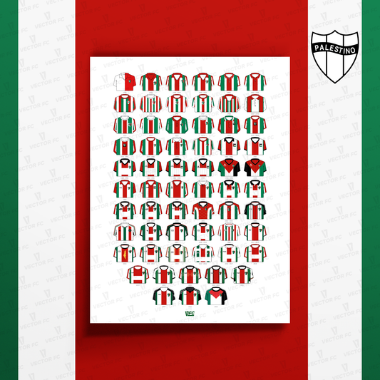 Poster / Camisetas Palestino 2026 - Ilustrado por Vector FC