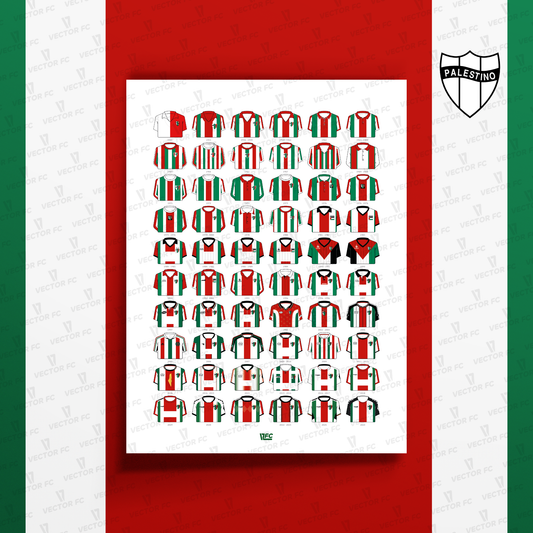 Poster / Camisetas Palestino 2025 - Ilustrado por Vector FC