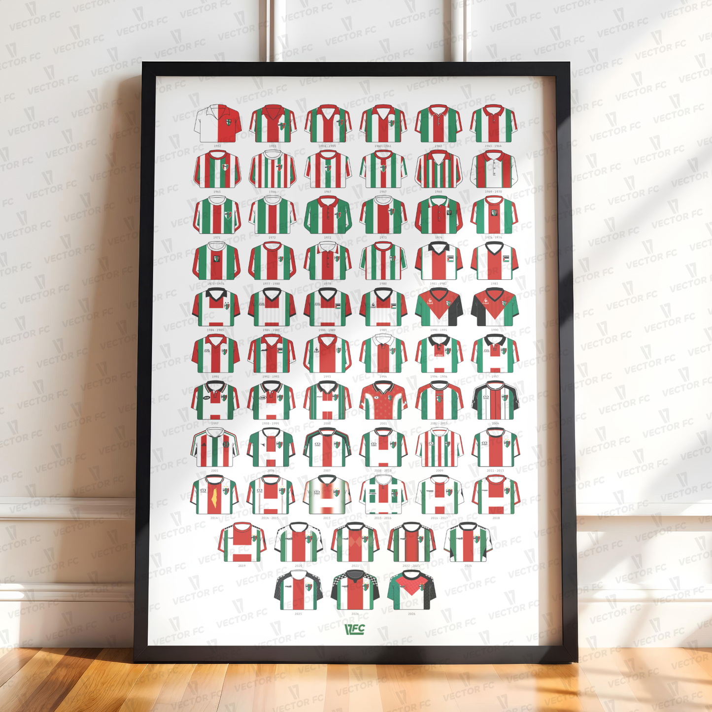 Poster / Camisetas Palestino 2026 - Ilustrado por Vector FC