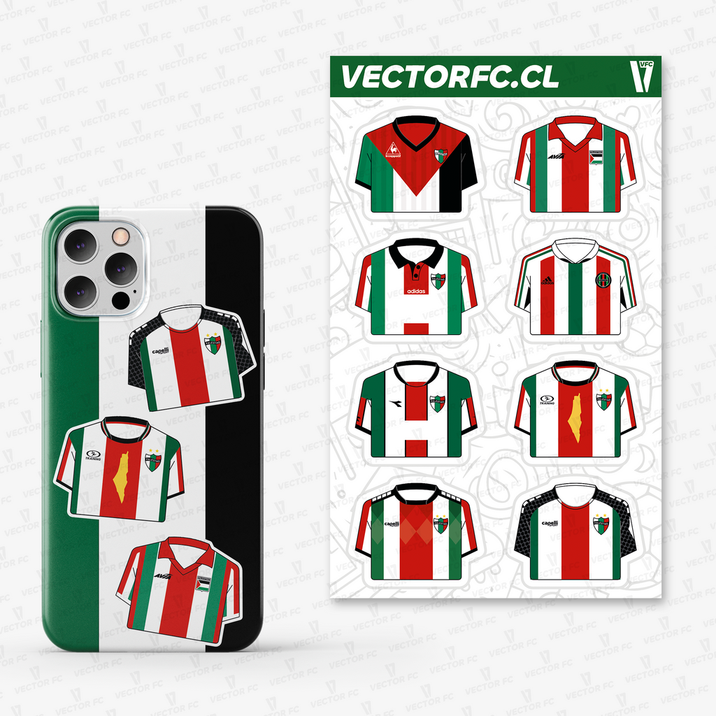 Lámina stickers / Camisetas Palestino - Ilustrado por Vector FC