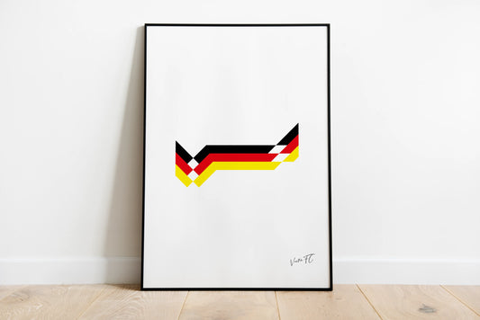 Poster / Alemania 1990 Vector FC