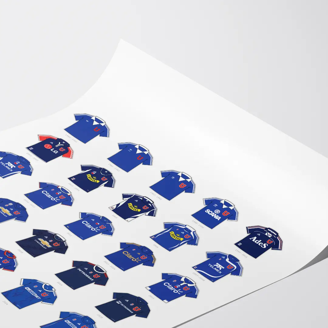 Poster / Camisetas U. de Chile - Adidas La Camiseta Azul