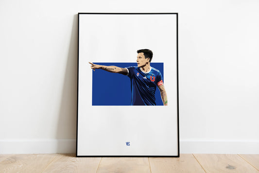 Poster / Charles Aránguiz La Camiseta Azul