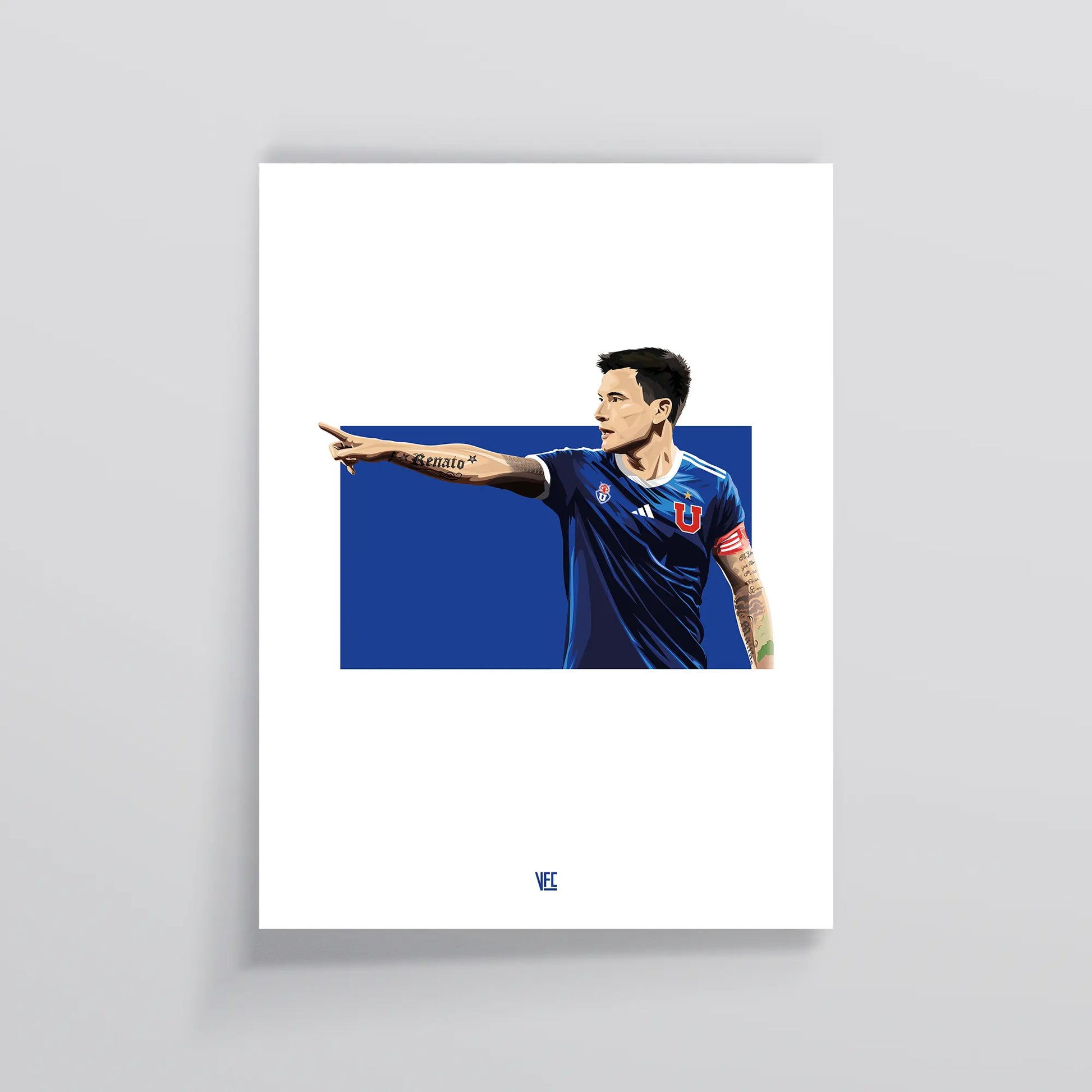 Poster / Charles Aránguiz La Camiseta Azul