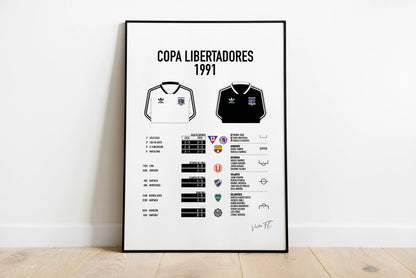 Poster / Copa Libertadores 1991 Vector FC