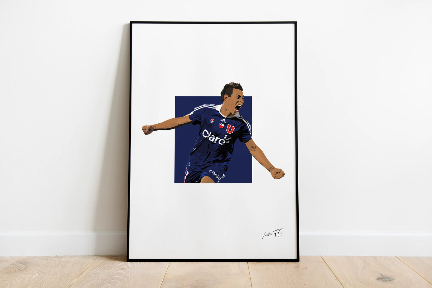 Poster / Eduardo Vargas La Camiseta Azul