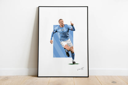 Poster / Erling Haaland Vector FC