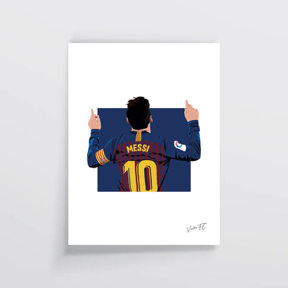 Lionel Messi Barcelona - Vector FC