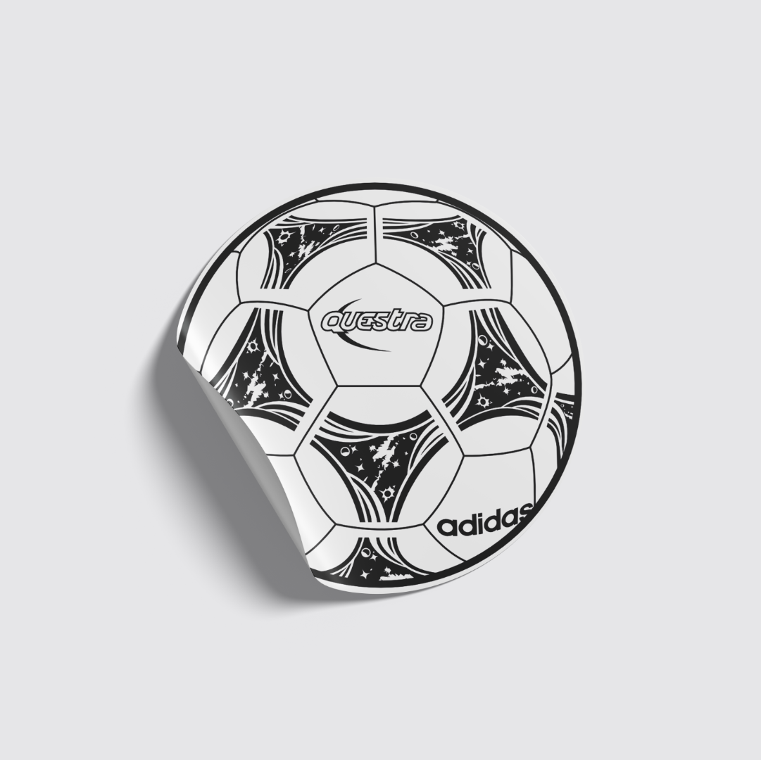 Sticker / Adidas Questra - EEUU 1994 - Ilustrado por Vector FC