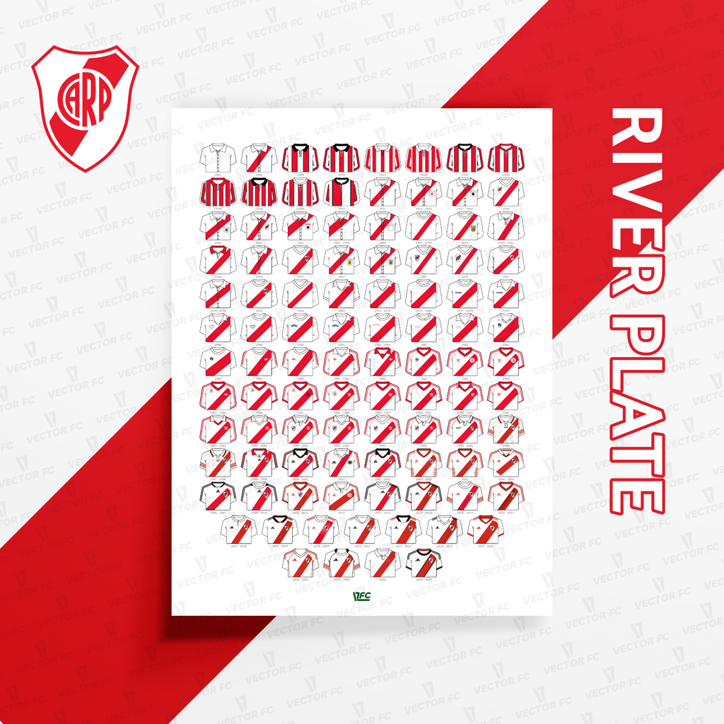 Poster / Camisetas River Plate 26/27 - Ilustrado por Vector FC