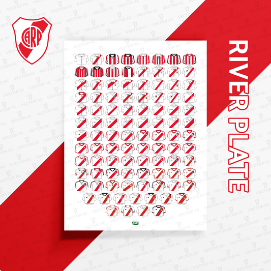 Poster / Camisetas River Plate 26/27 - Ilustrado por Vector FC