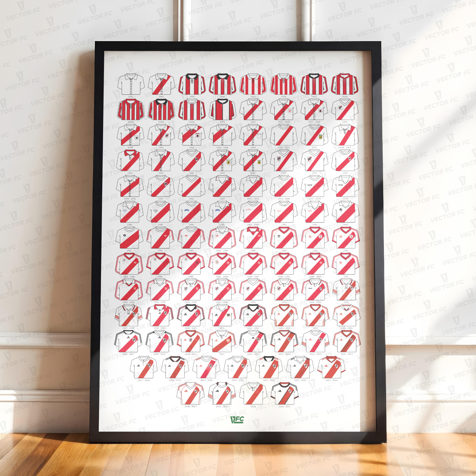 Poster / Camisetas River Plate 26/27 - Ilustrado por Vector FC