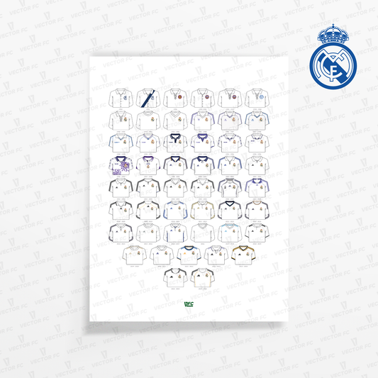 Poster / Camisetas Real Madrid 2026 - Ilustrado por Vector FC