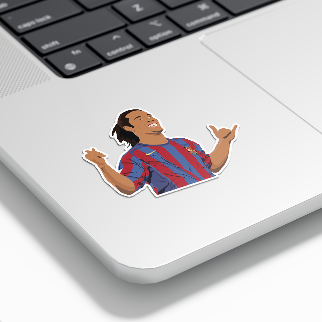 Sticker / Ronaldinho - Ilustrado por Vector FC