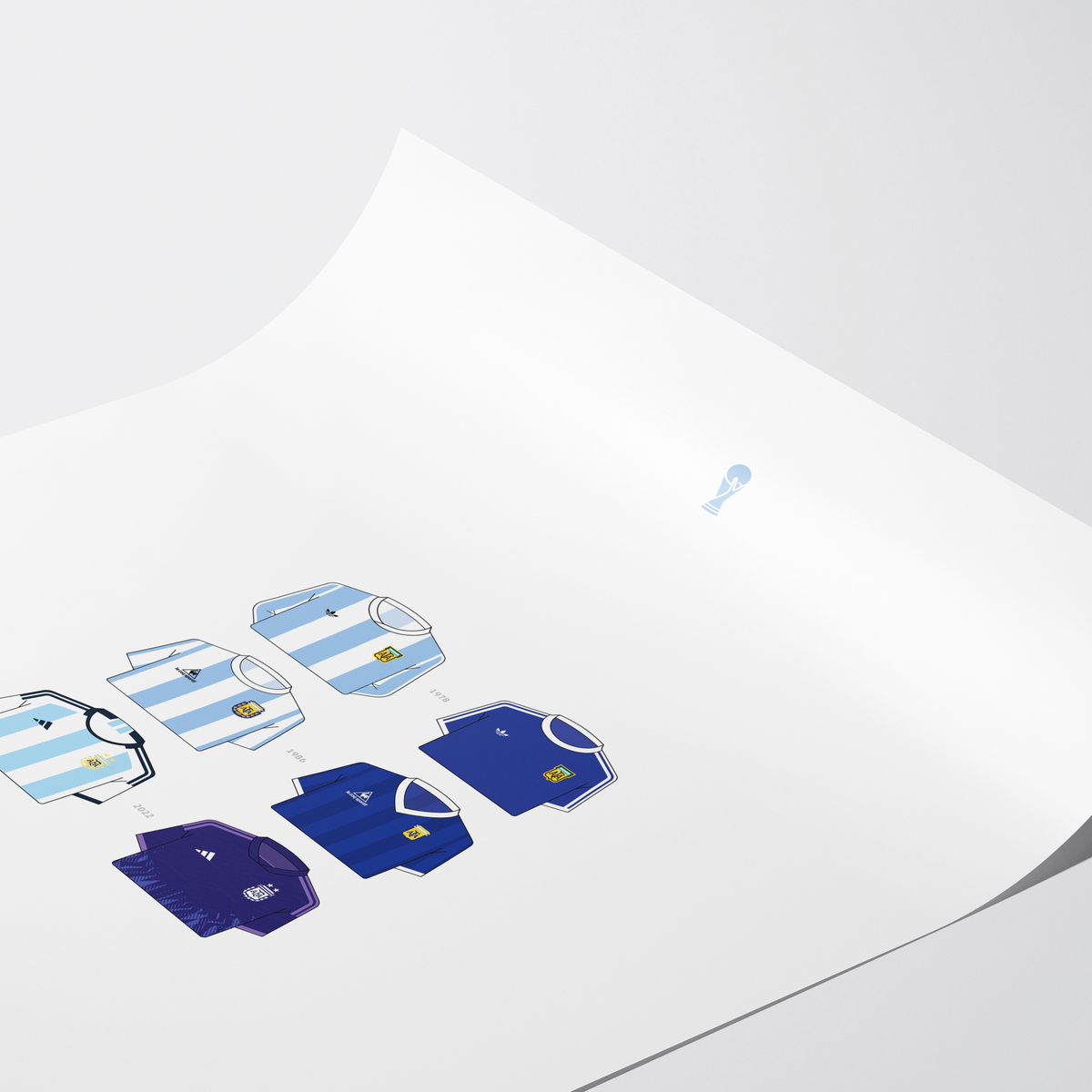 Poster / Camisetas Selección Argentina - Ilustrado por Vector FC