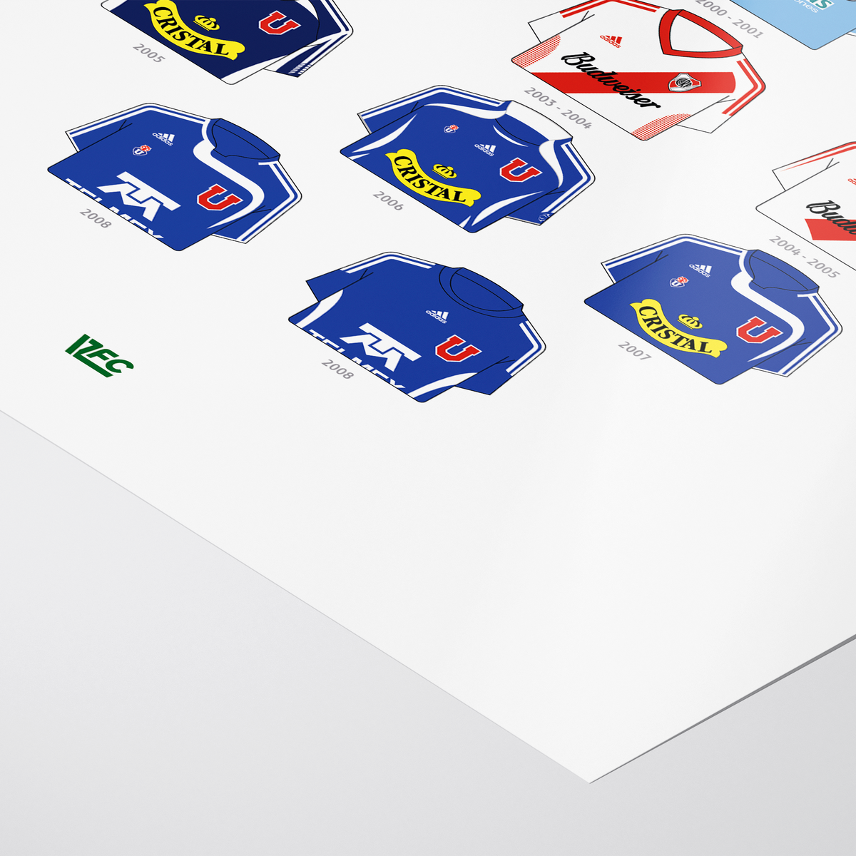 Poster / Camisetas Marcelo Salas - Ilustrado por Vector FC