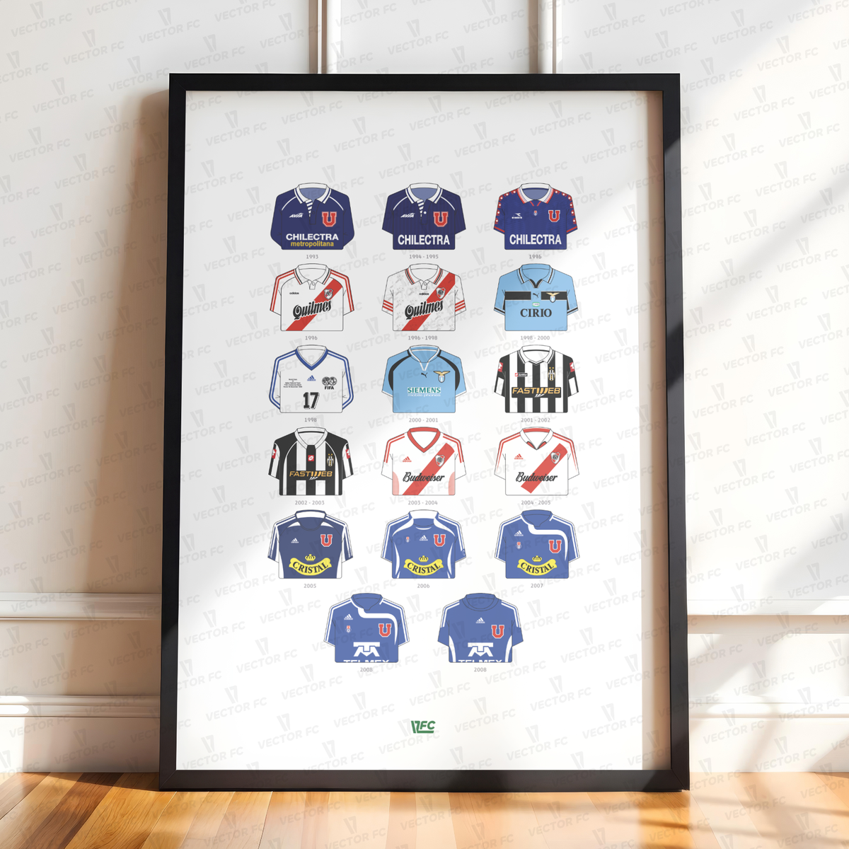 Poster / Camisetas Marcelo Salas - Ilustrado por Vector FC