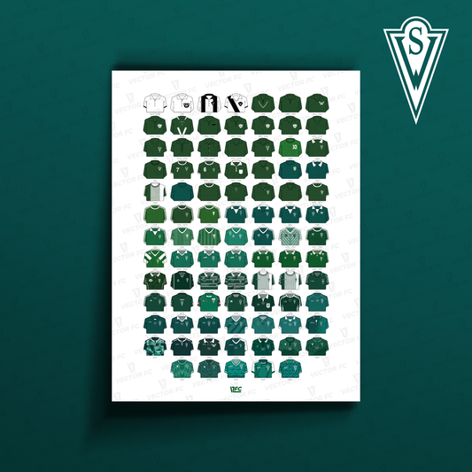 Poster / Camisetas Santiago Wanderers 2026 - Ilustrado por Vector FC