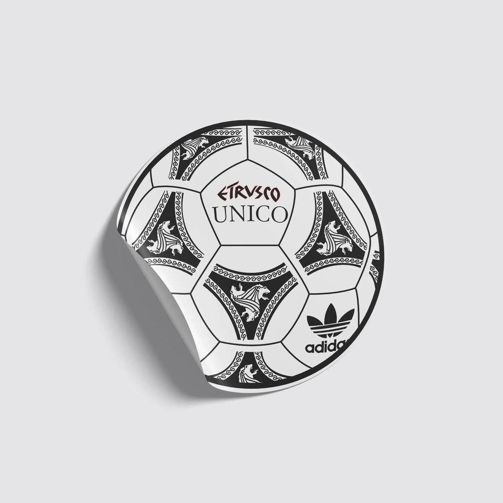 Sticker / Adidas Etrusco Unico - Italia 1990 - Ilustrado por Vector FC