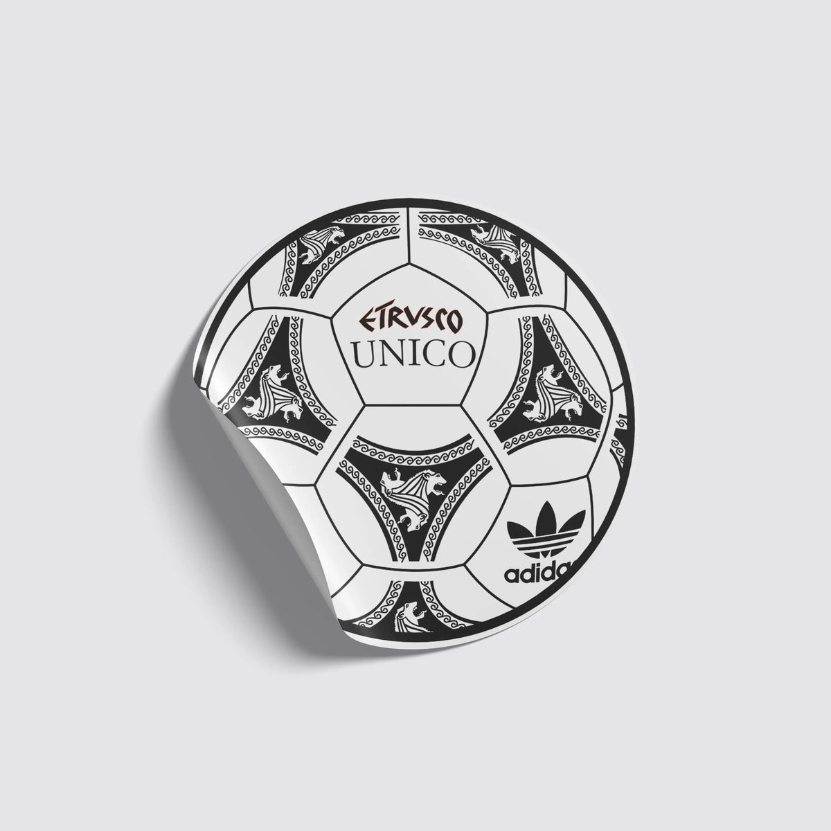 Sticker / Adidas Etrusco Unico - Italia 1990 - Ilustrado por Vector FC