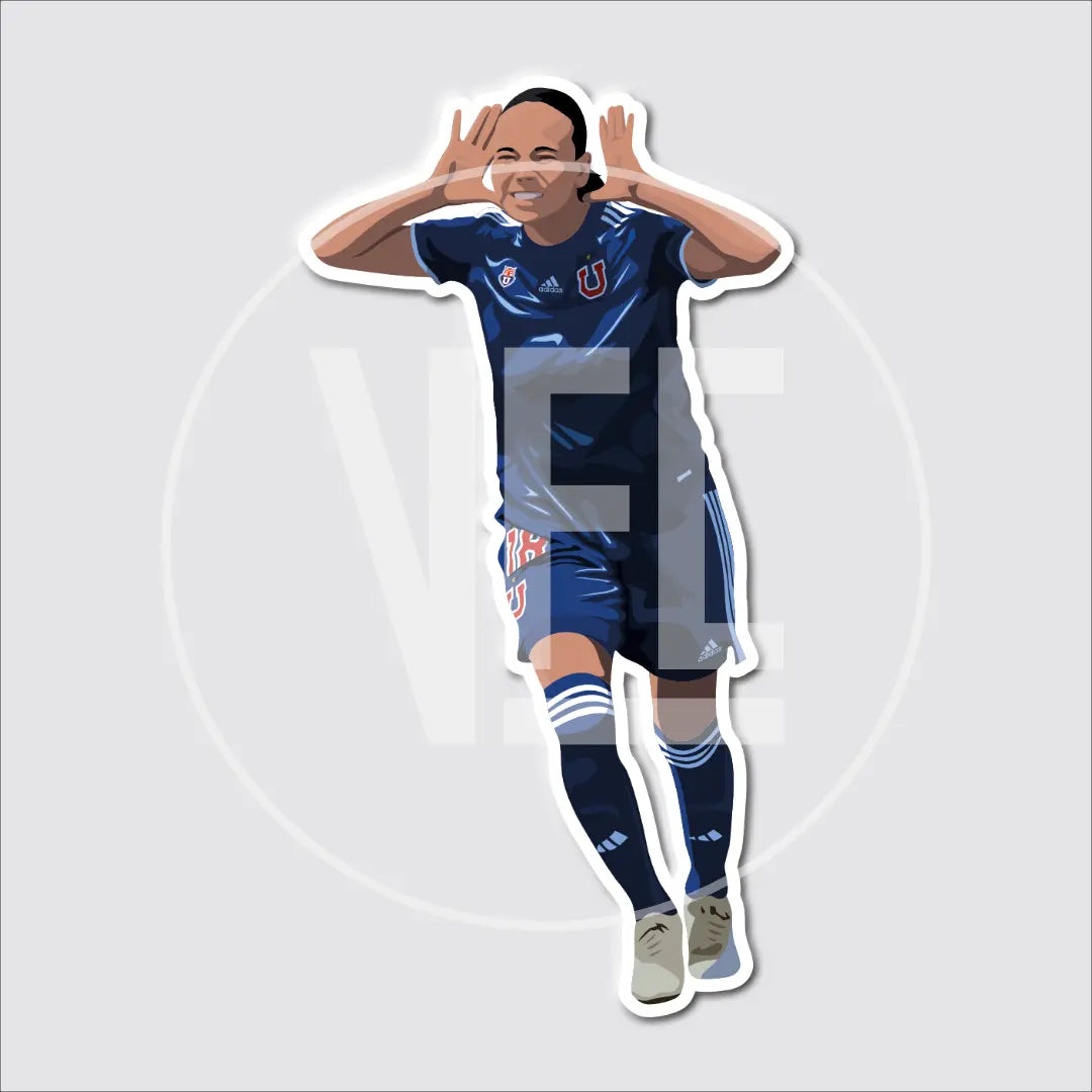 Sticker / Bárbara Sánchez - Ilustrado por Vector FC