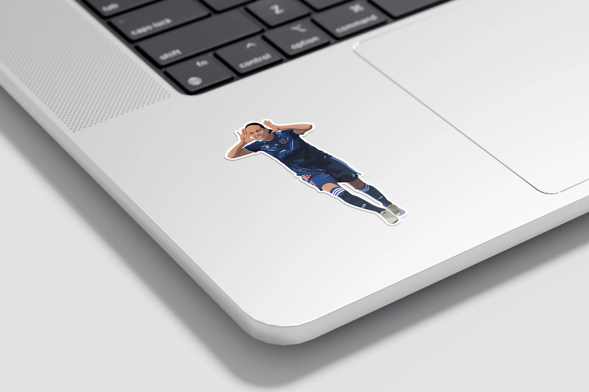 Sticker / Bárbara Sánchez - Ilustrado por Vector FC