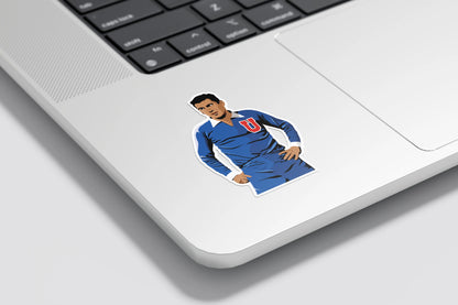 Sticker / Carlos Campos La Camiseta Azul