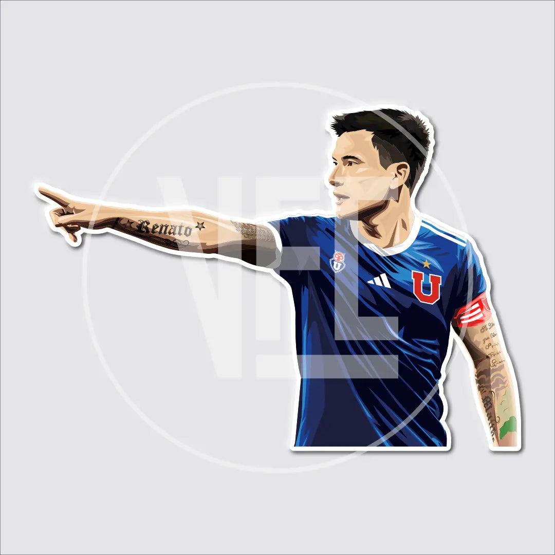 Sticker / Charles Aránguiz - Ilustrado por Vector FC