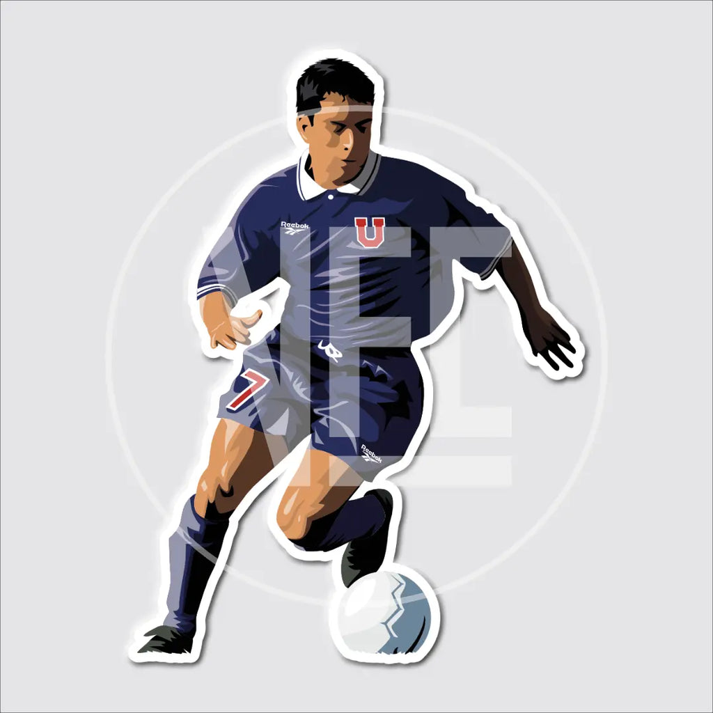 Sticker / Esteban Valencia - Ilustrado por Vector FC