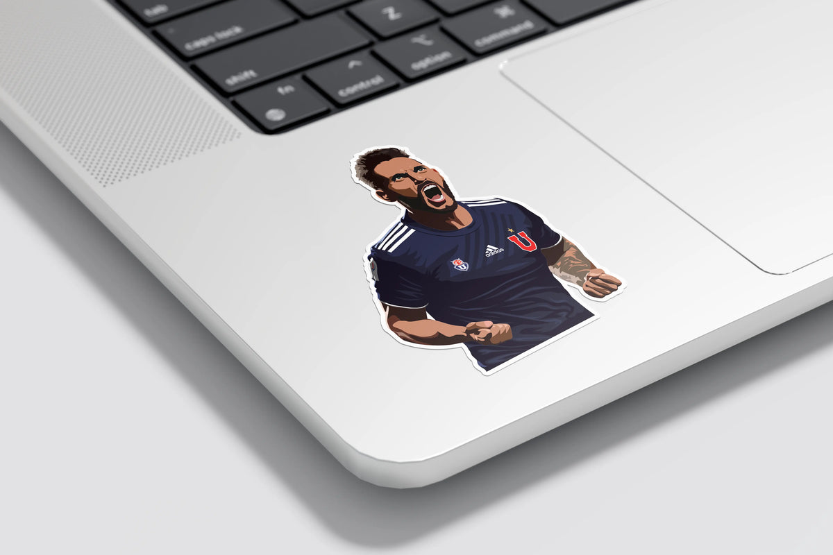 Sticker / Joaquín Larrivey - Ilustrado por Vector FC