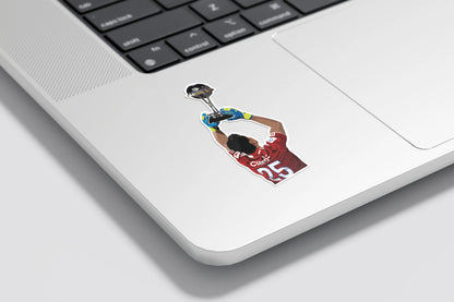 Sticker / Johnny Herrera La Camiseta Azul