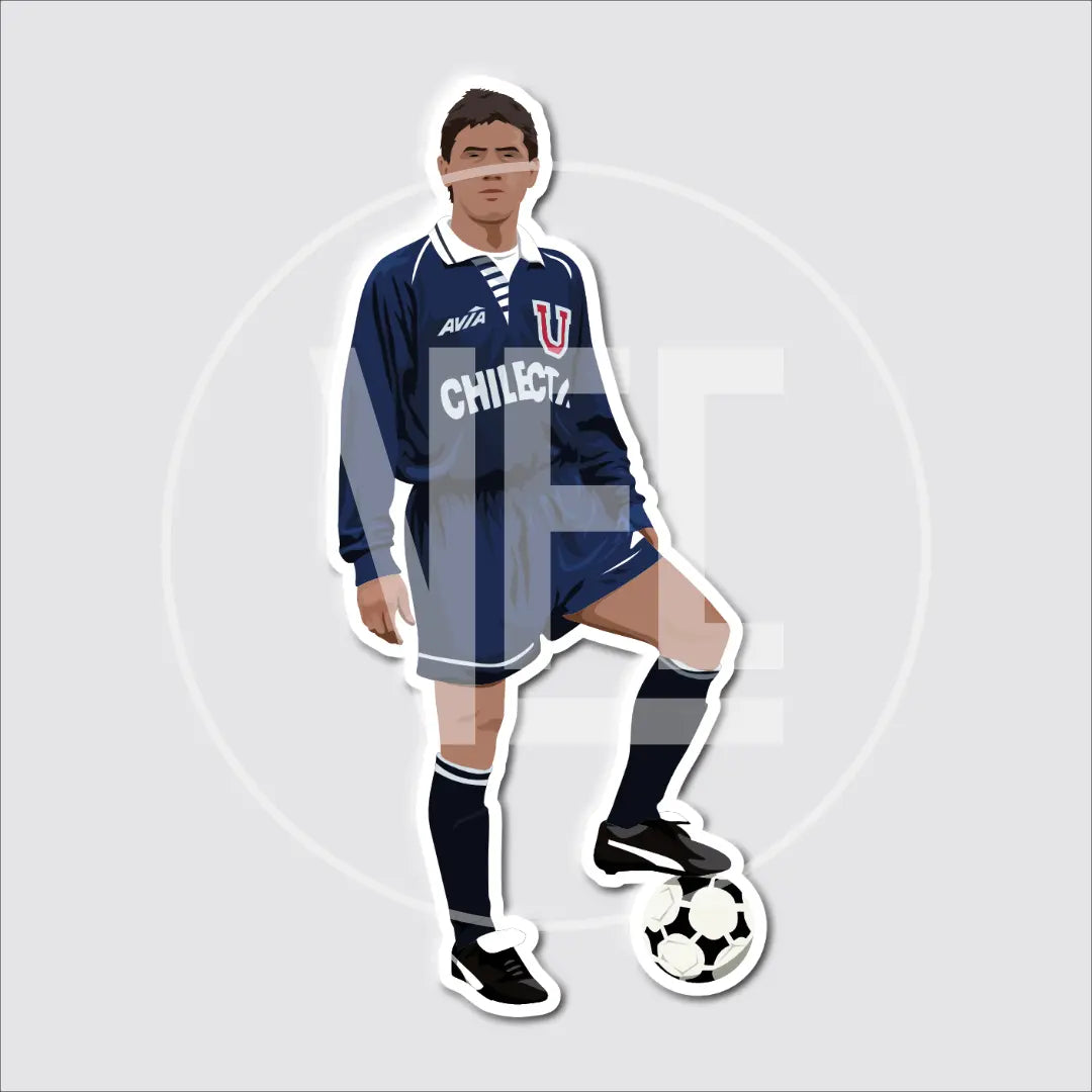Sticker / Juan Carlos "Bombero" Ibañez - Ilustrado por Vector FC