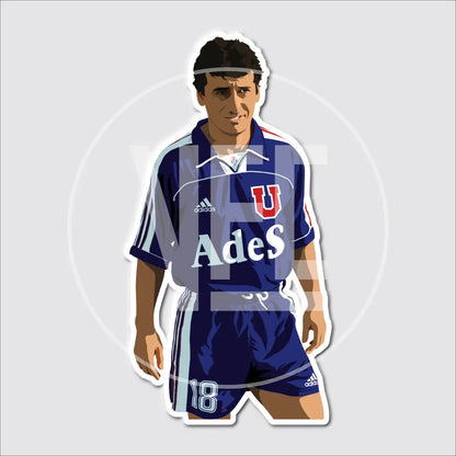 Sticker / Pedro "Heidi" González La Camiseta Azul