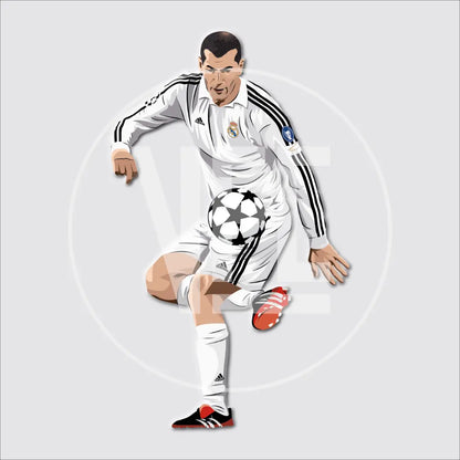 Sticker / Zinedine Zidane Vector FC