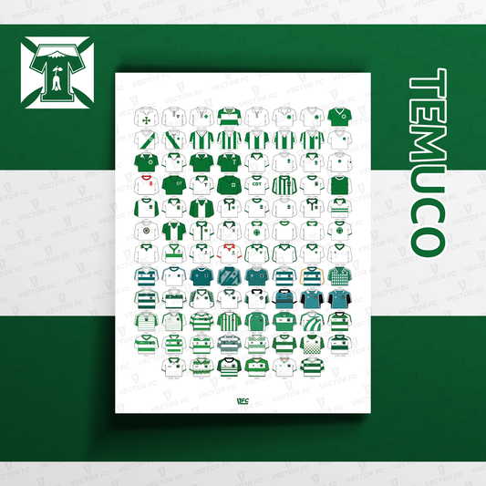 Poster / Camisetas Deportes Temuco 2026 - Ilustrado por Vector FC