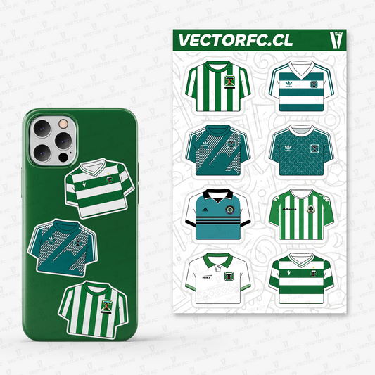 Lámina stickers / Camisetas Deportes Temuco - Ilustrado por Vector FC