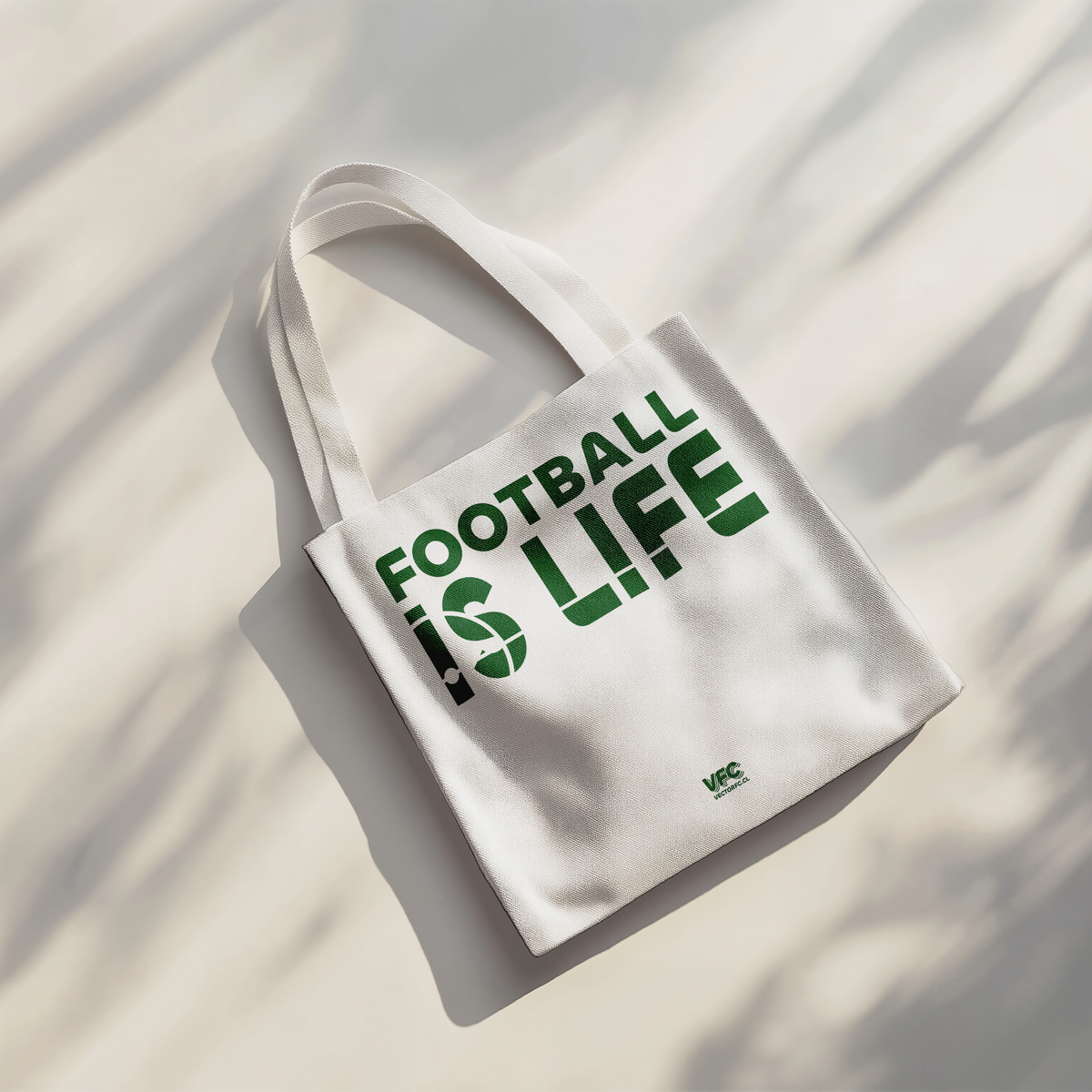 Tote bag / Footbal is Life (Ted Lasso) - Ilustrado por Vector FC