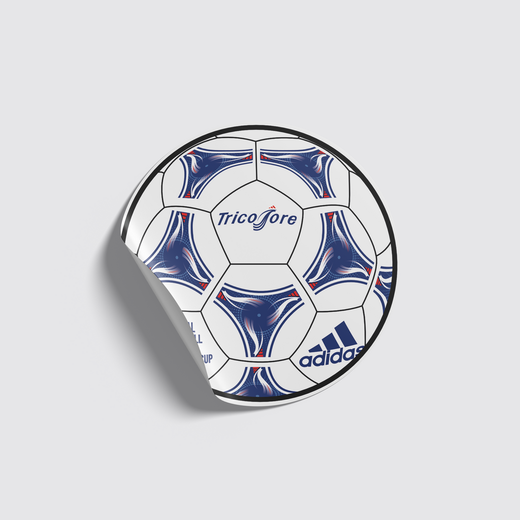 Sticker / Adidas Tricolore - Francia 1998 - Ilustrado por Vector FC