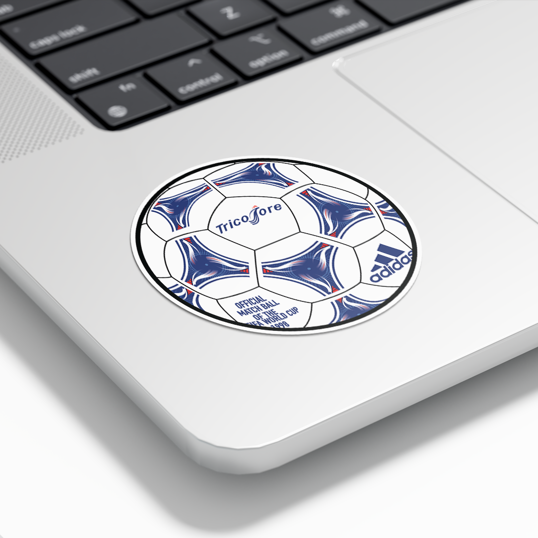 Sticker / Adidas Tricolore - Francia 1998 - Ilustrado por Vector FC