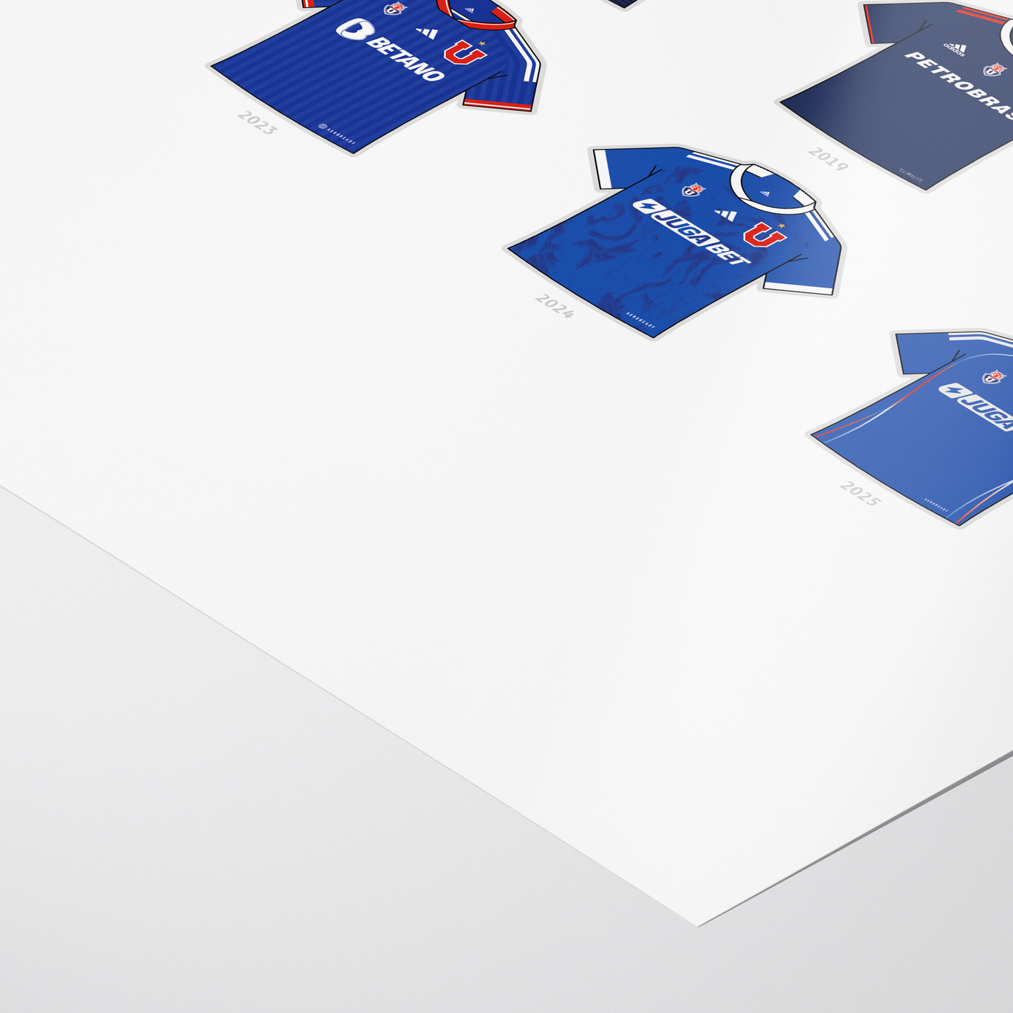 Poster / Camisetas U. de Chile - Adidas