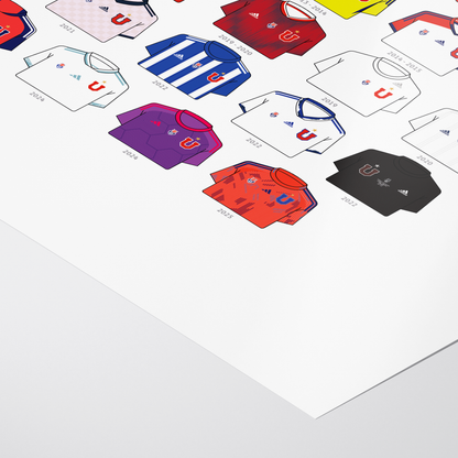 Poster / Camisetas U. de Chile - visita