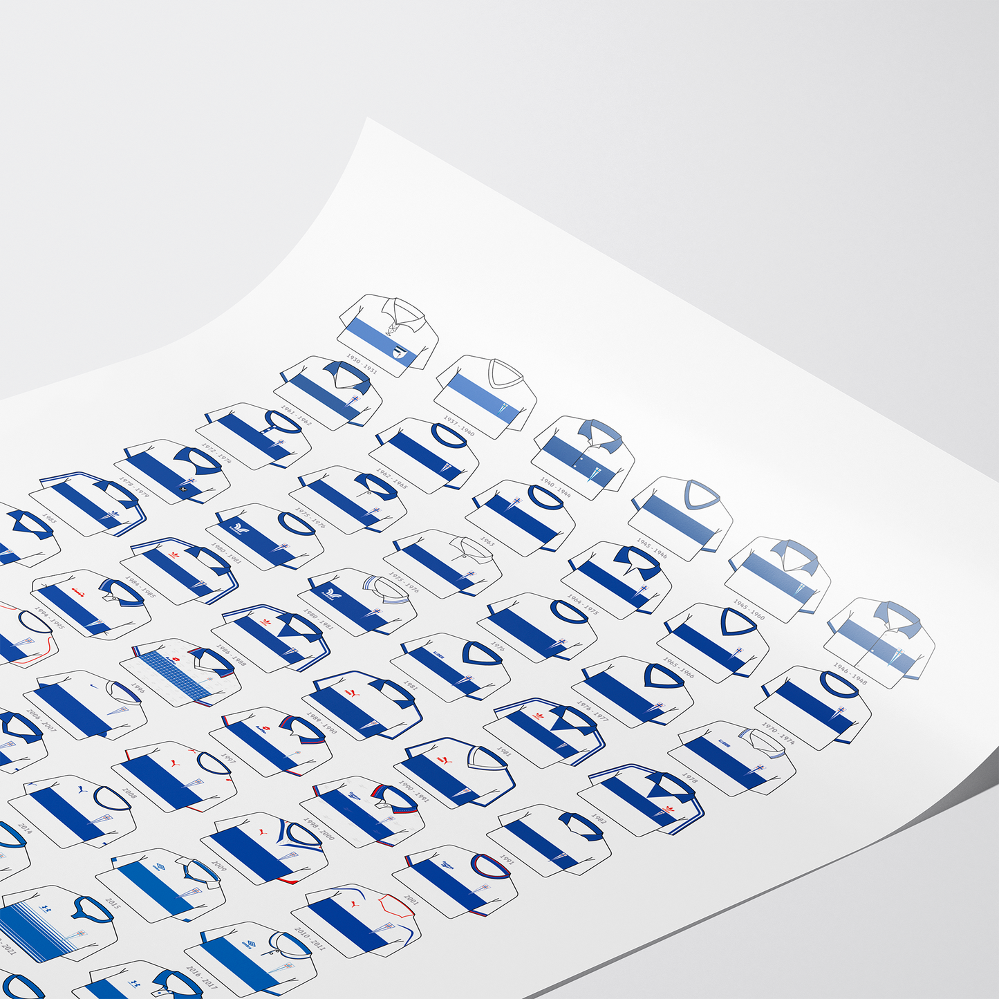 Poster / Camisetas U. Católica - local 2026 - Ilustrado por Vector FC