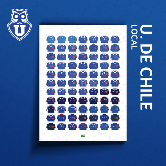 Poster / Camisetas U. de Chile - local 2026