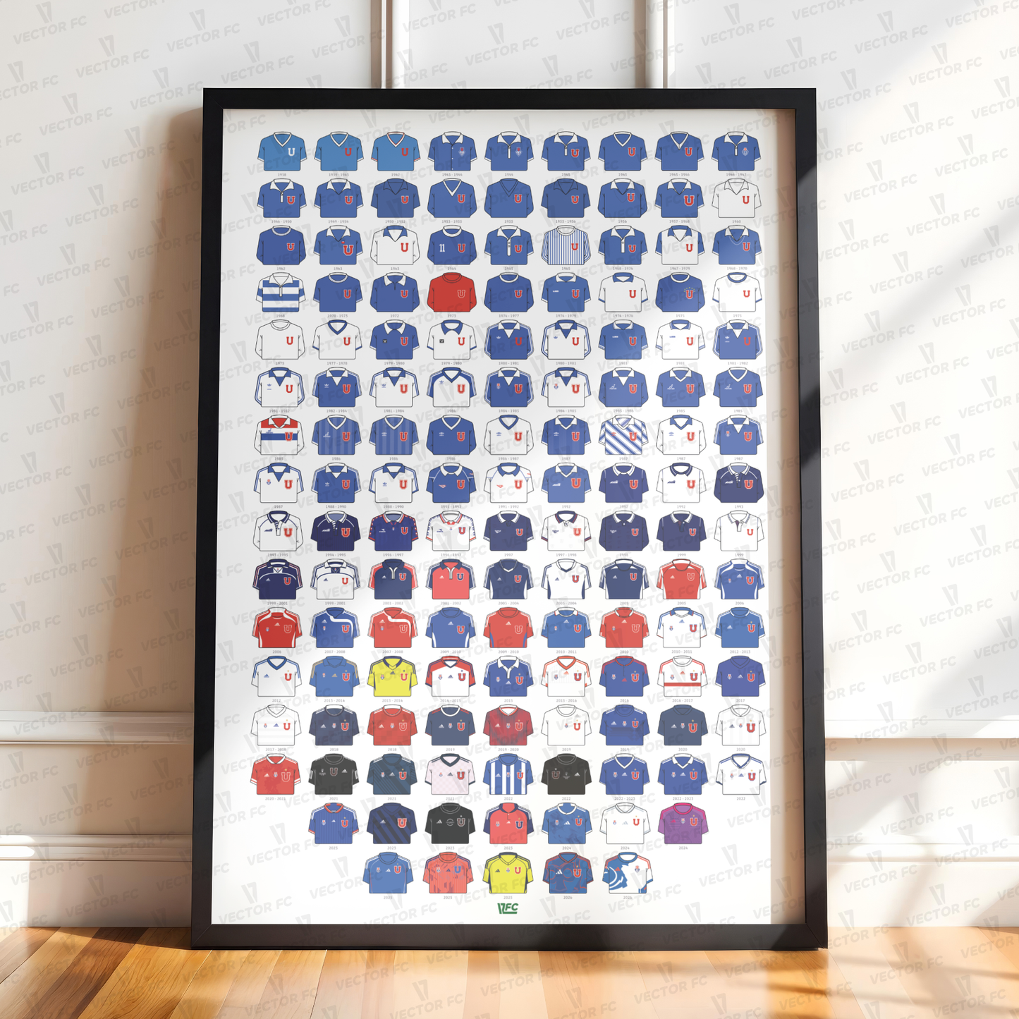 Poster / Camisetas U. de Chile 2026 (todas)