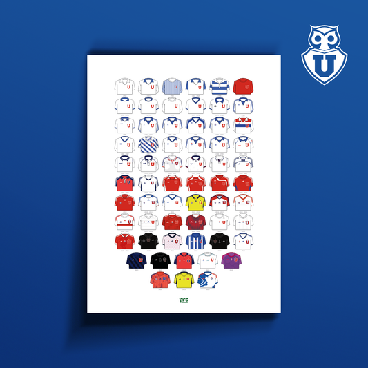 Poster / Camisetas U. de Chile - visita 2026