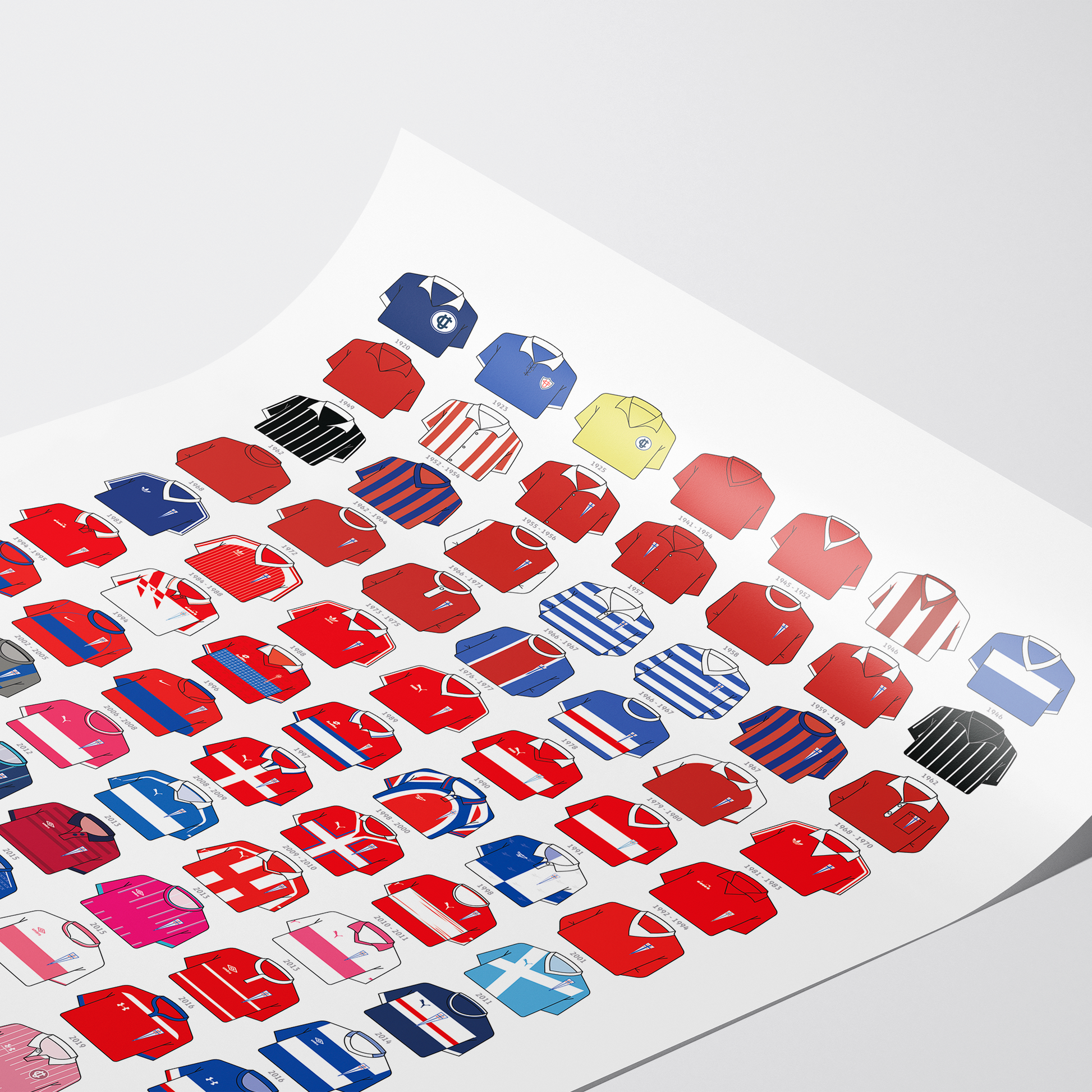 Poster / Camisetas U. Católica - visita 2026 (2.0) - Ilustrado por Vector FC
