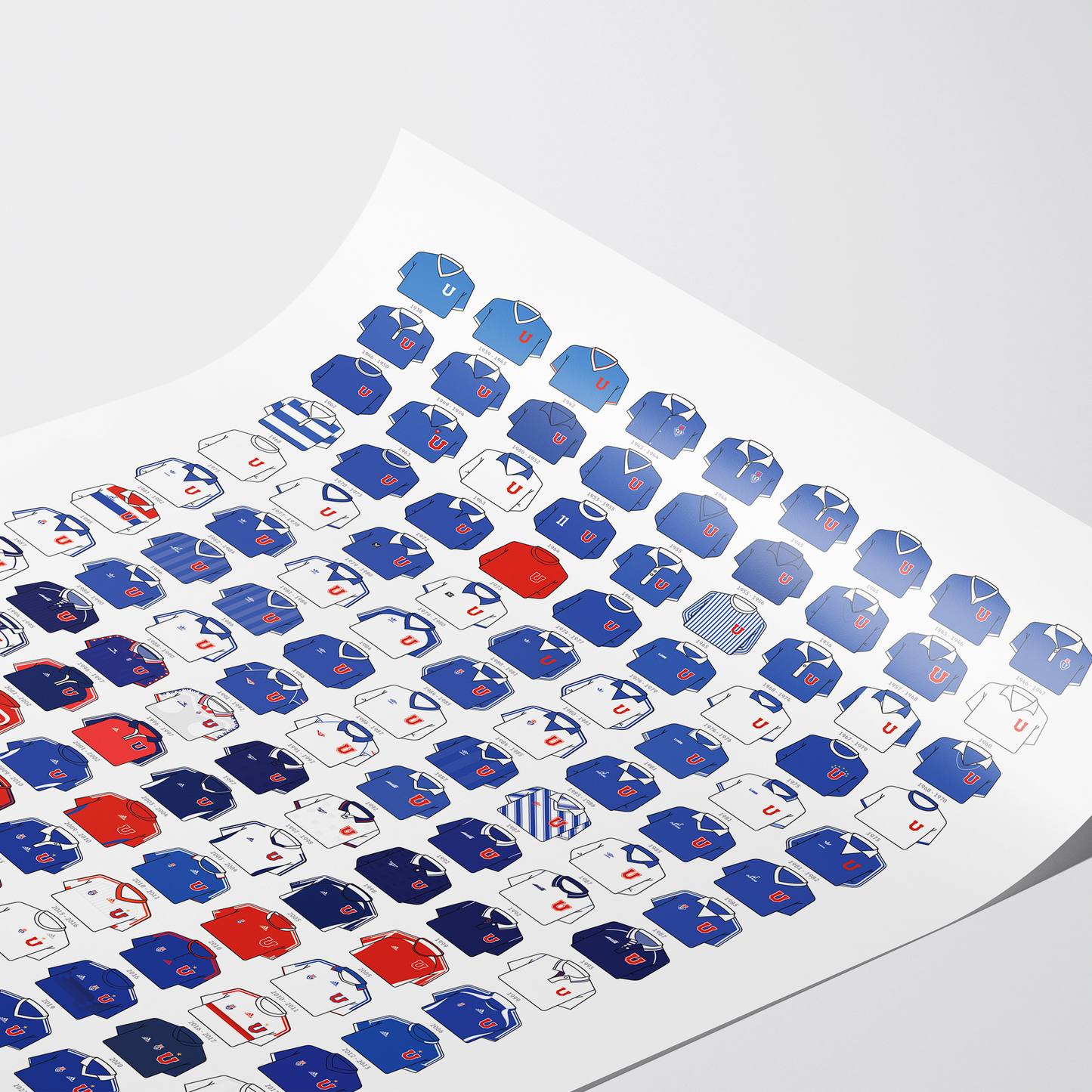 Poster / Camisetas U. de Chile 2026 (todas)