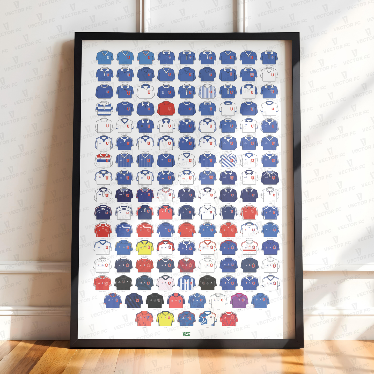 Poster / Camisetas U. de Chile 2026 (todas)