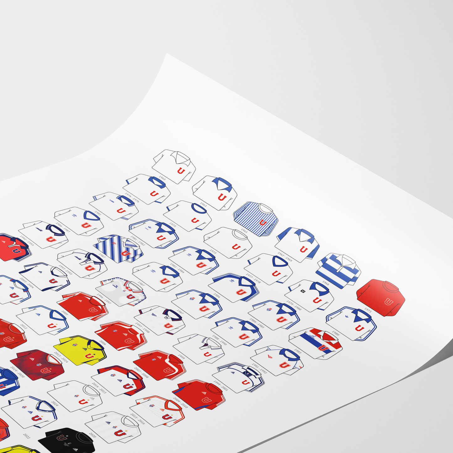 Poster / Camisetas U. de Chile - visita