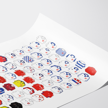 Poster / Camisetas U. de Chile - visita
